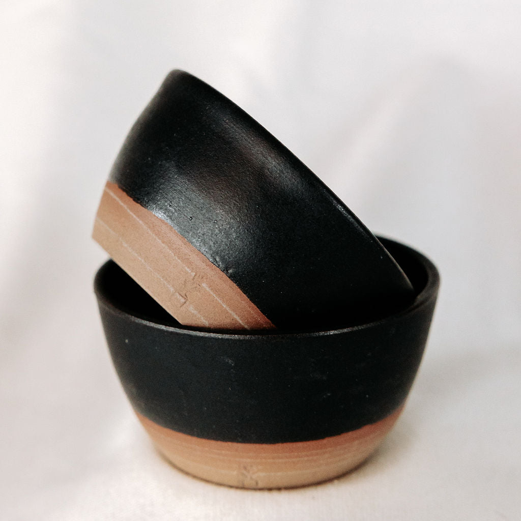 Small 12 oz Handmade Pottery Serving Bowl