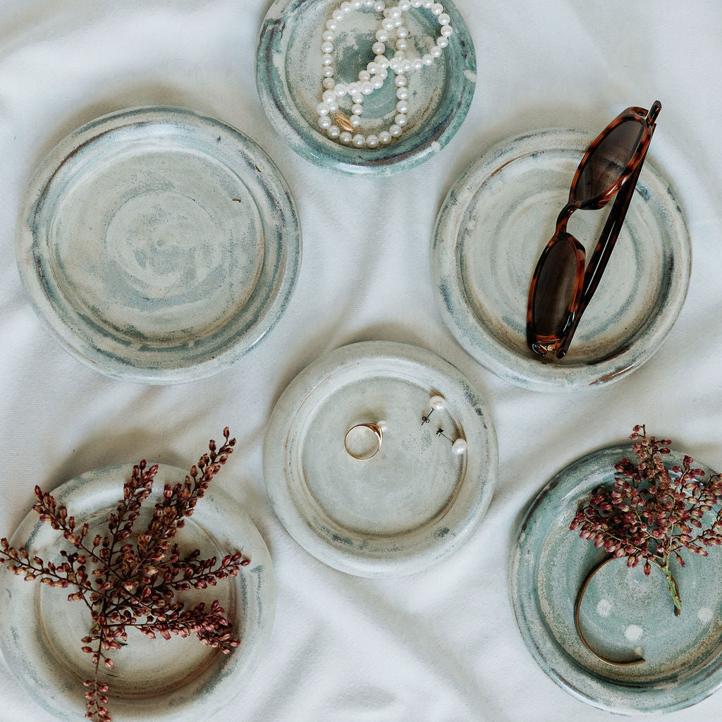 Seaglass Beaches Bubble Plates for Trinkets