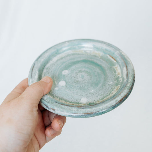 Seaglass Beaches Bubble Plates for Trinkets, Pottery Plate