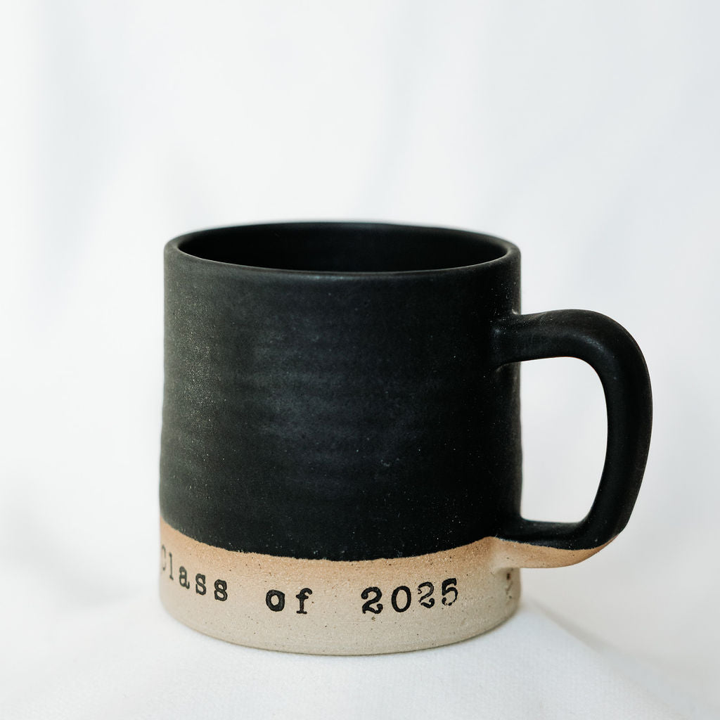 Custom Pottery Mugs for wedding, anniversary, graduation, and Father's Day