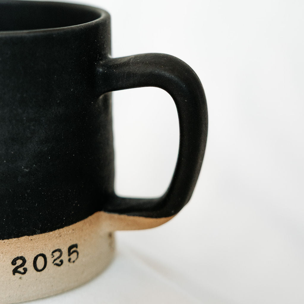 Custom Pottery Mugs for wedding, anniversary, graduation, and Father's Day