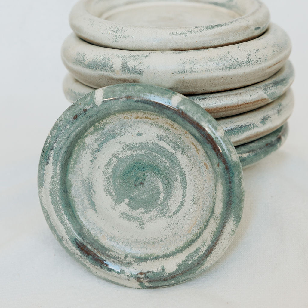 Seaglass Beaches Bubble Plates for Trinkets