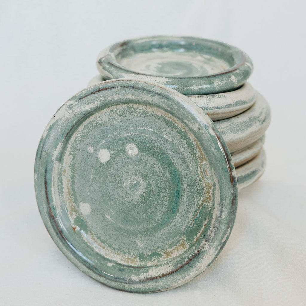 Seaglass Beaches Bubble Plates for Trinkets