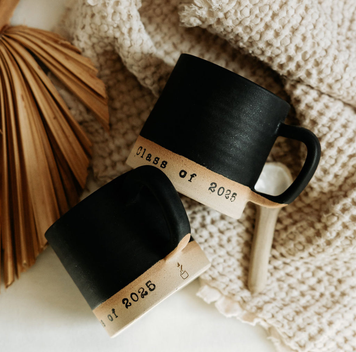 Custom Pottery Mugs for wedding, anniversary, graduation, and Father's Day