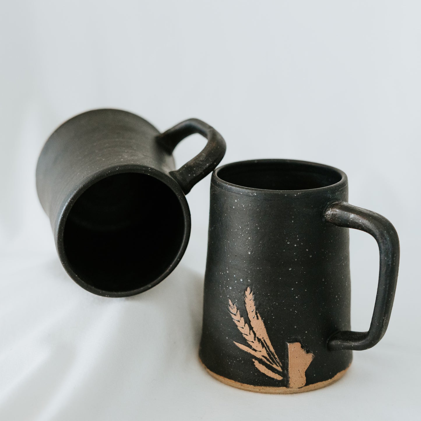 Manitoba Mug with Wheat Outline