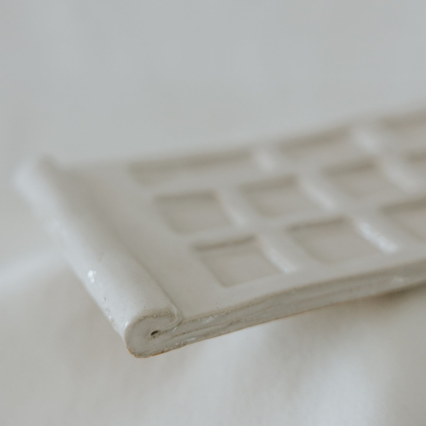 Pottery Paint Palette and Brush Rest Set