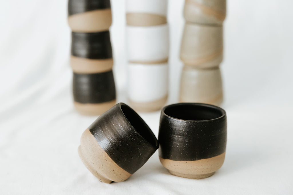 Pottery Espresso Cups, Shot Glasses