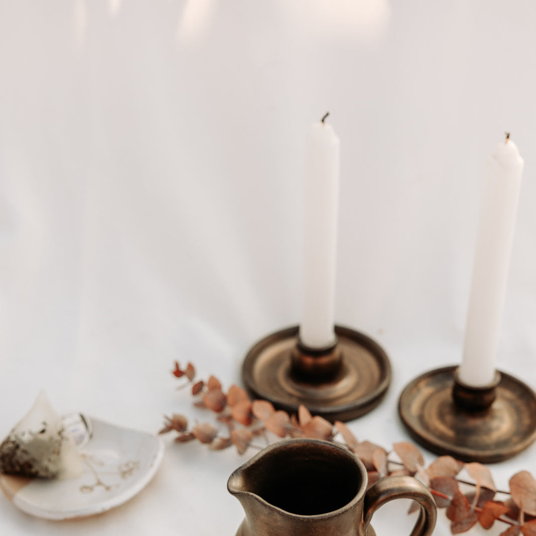 Pottery Candle Holder