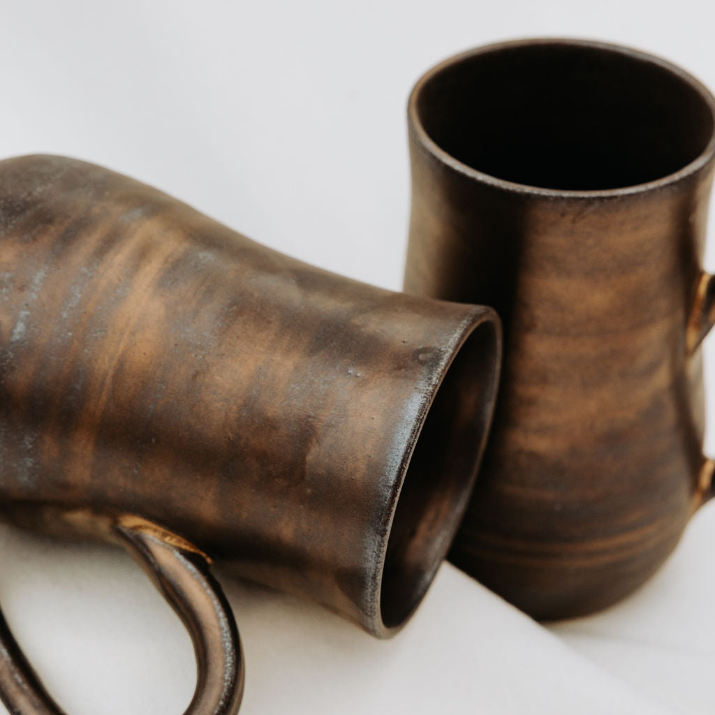 Bronze Pottery Mug