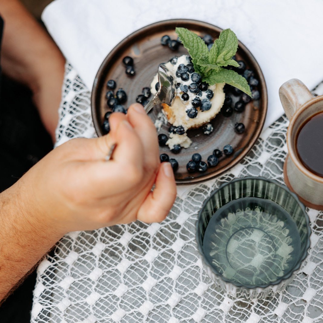 Bronze Dessert Plate, Pottery Plate