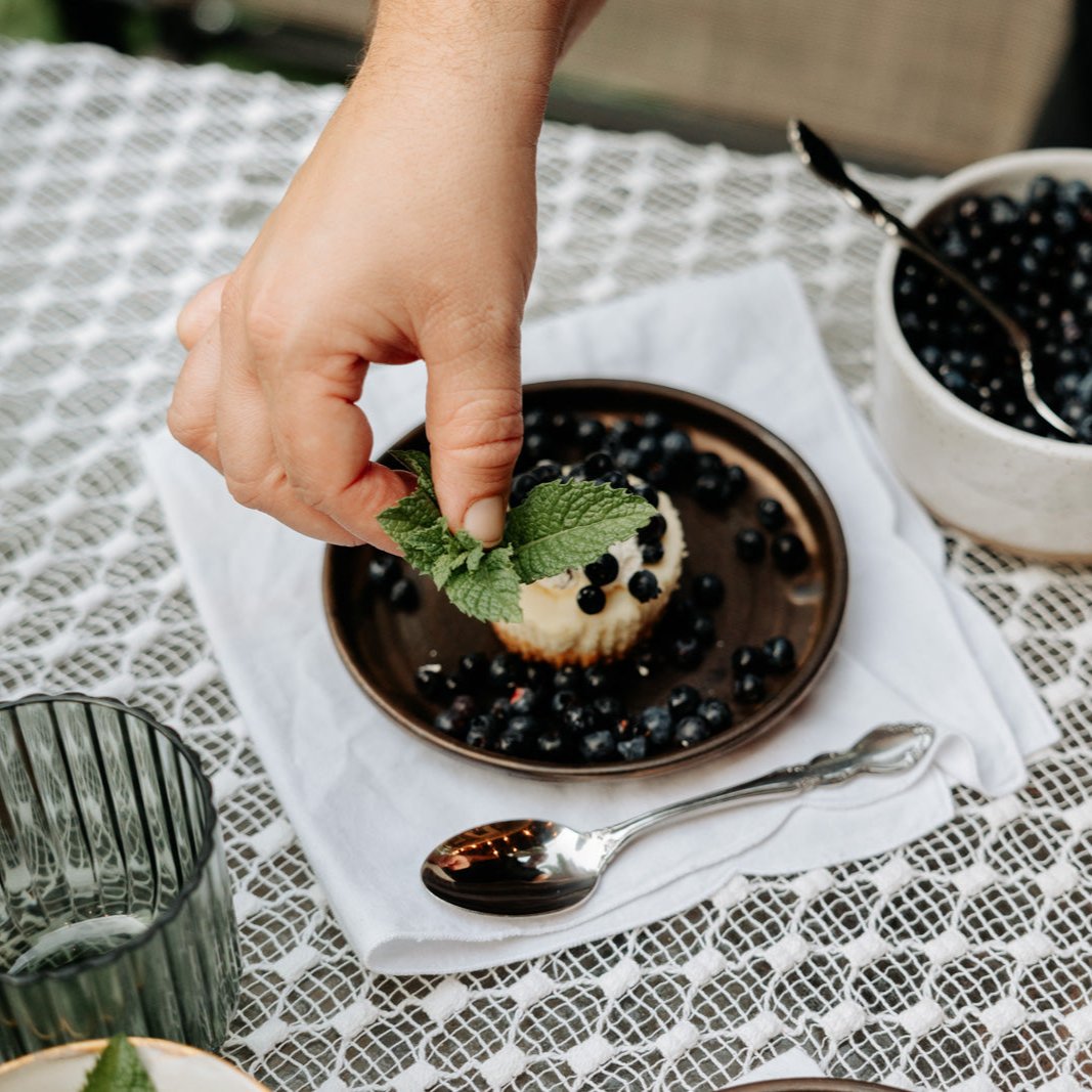 Bronze Dessert Plate, Pottery Plate