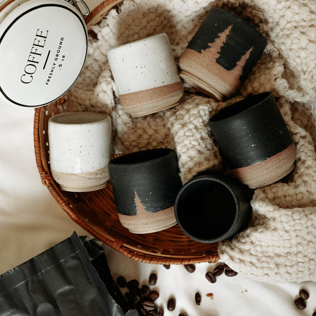 Pottery Espresso Cups, Shot Glasses