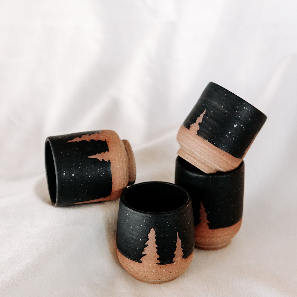 Pottery Espresso Cups, Shot Glasses