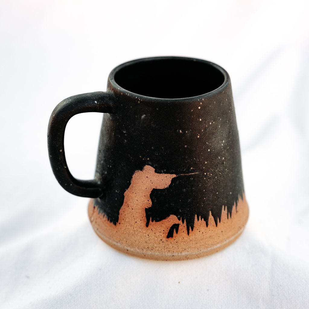 Specialty Evergreen Christmas Mugs Pottery Handmade