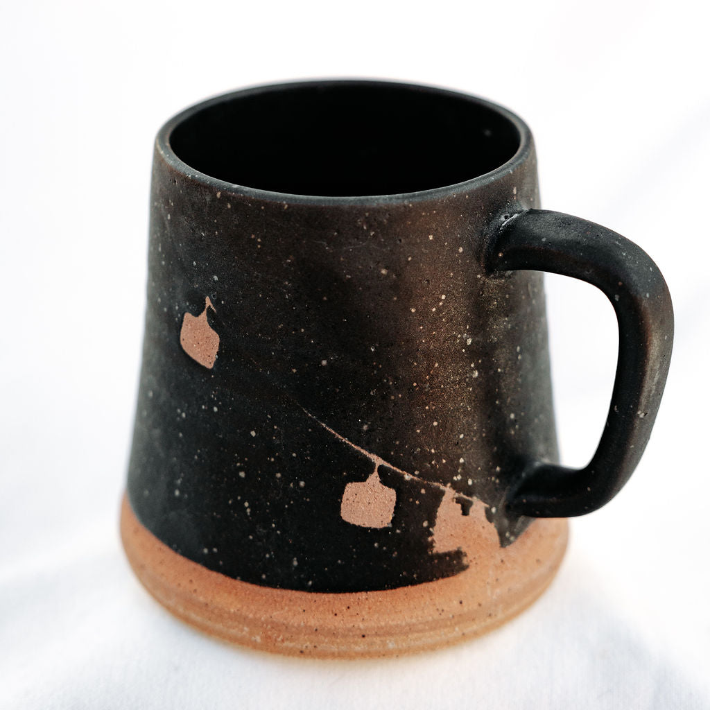 Specialty Evergreen Christmas Mugs Pottery Handmade