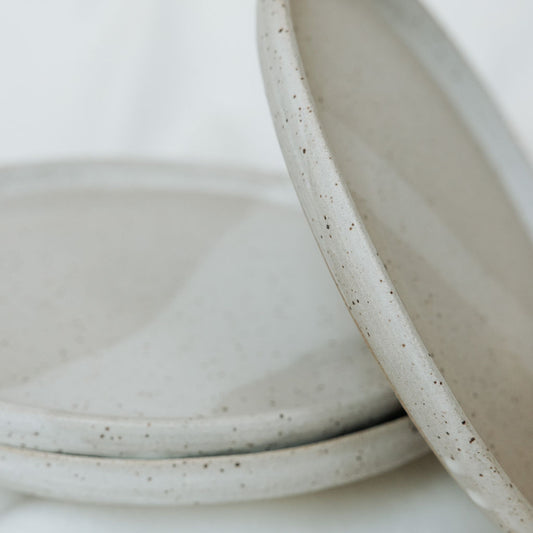 Pottery Lunch Plate in Speckled Matte