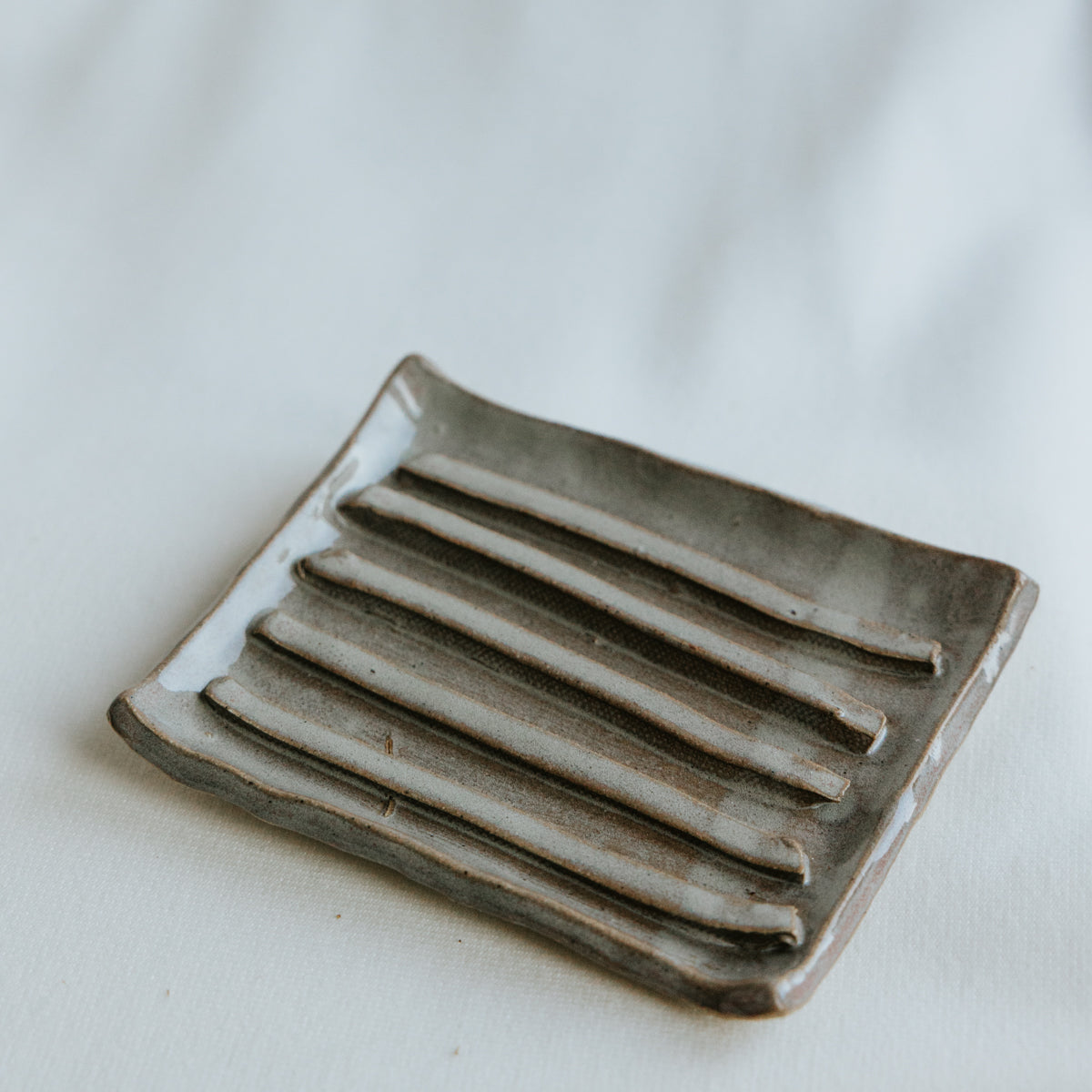 Organic Pottery Soap Dish in Various Styles