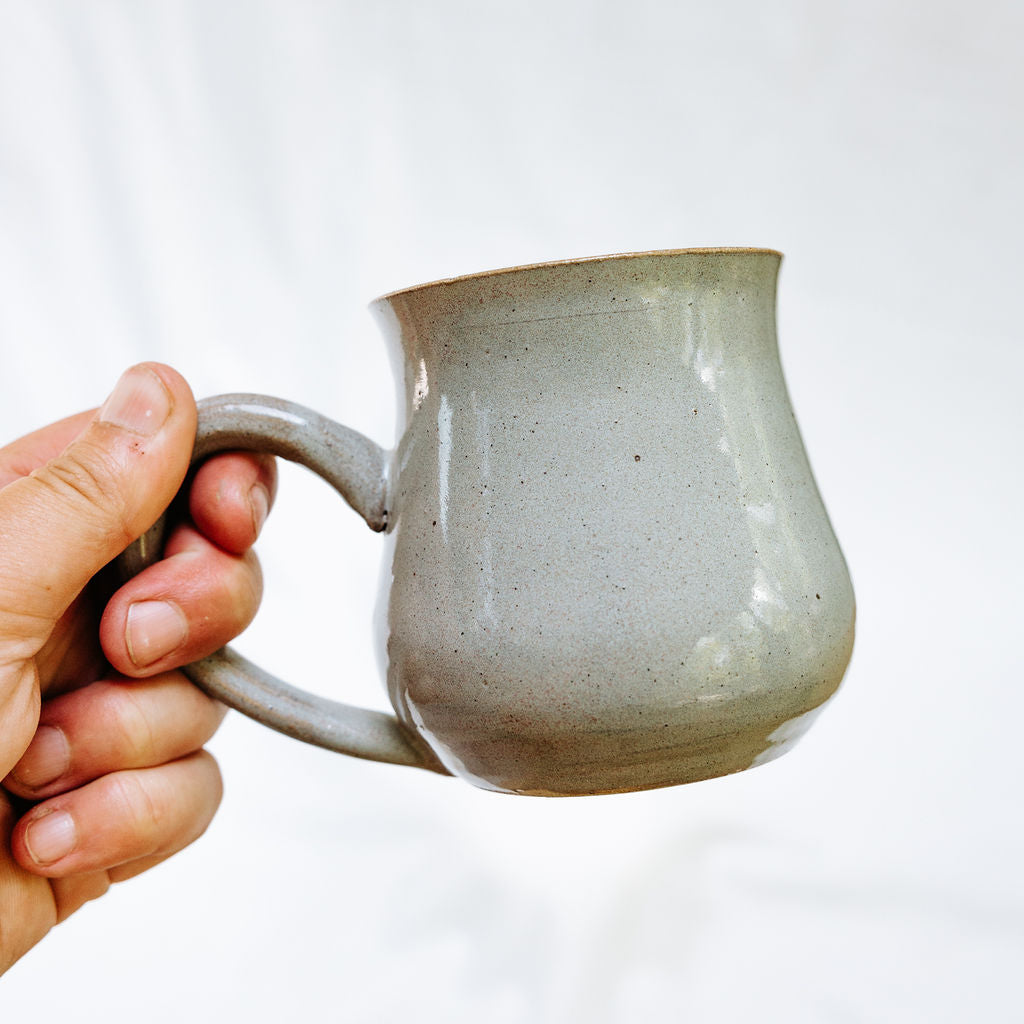 Pottery Mug, Sage and Eucalyptus