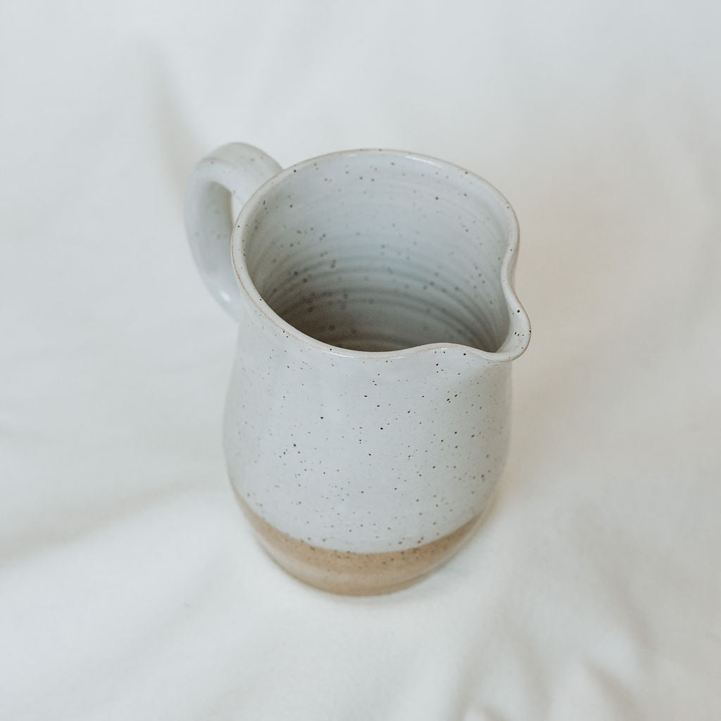 Handmade Pottery Pitcher for Cream or Syrup