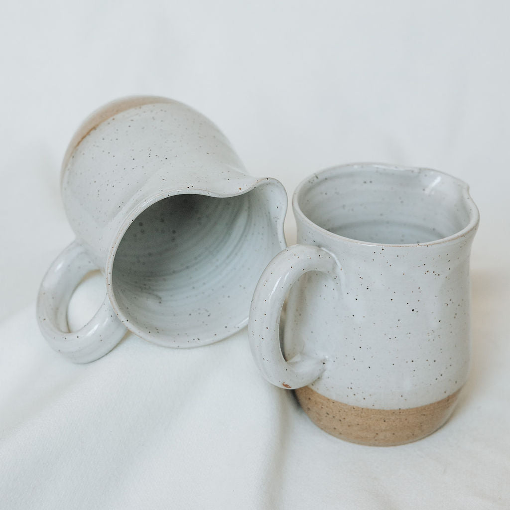 Handmade Pottery Pitcher for Cream or Syrup