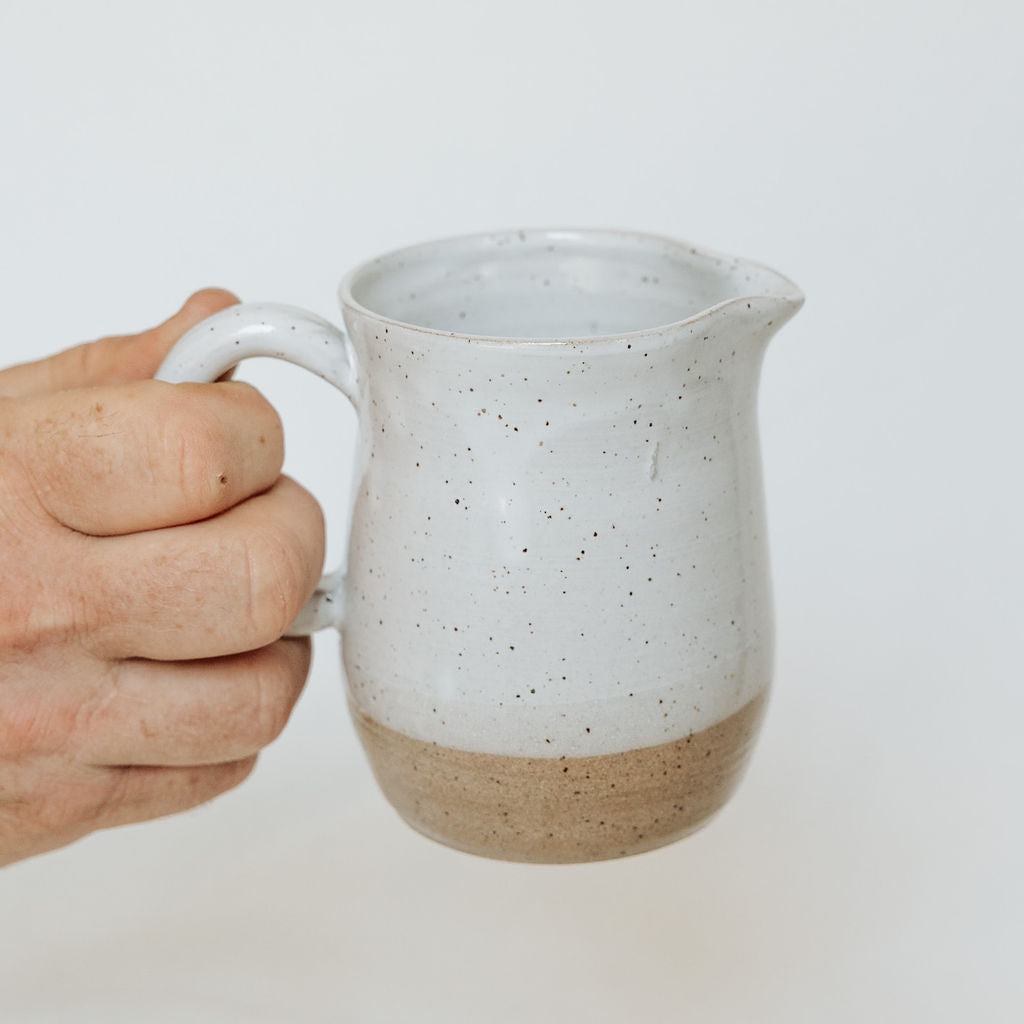 Handmade Pottery Pitcher for Cream or Syrup