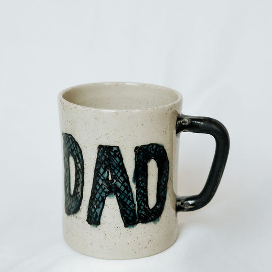 Trout Coffee Cup, Mug for Fisherman, Painted Pottery Mug