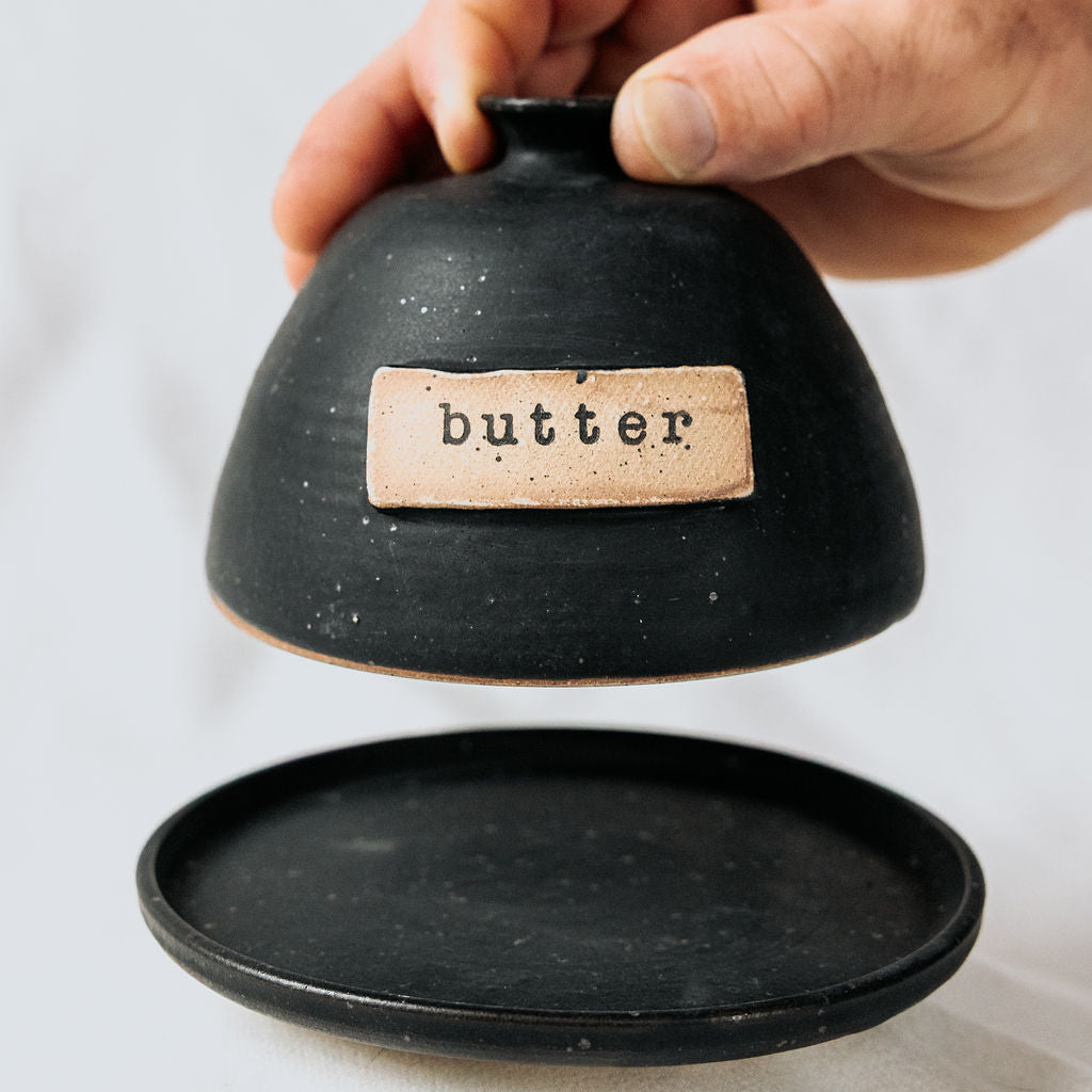 Covered Butter Dish Pottery, Butter Dish Ceramic, Pottery Butter Dish,