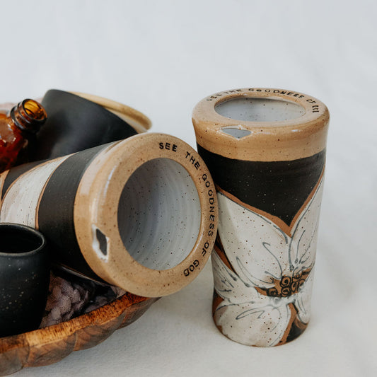 Iced Coffee To Go Cup - Product of Canada - Travel Cup with Sip Lid - Goodness of God