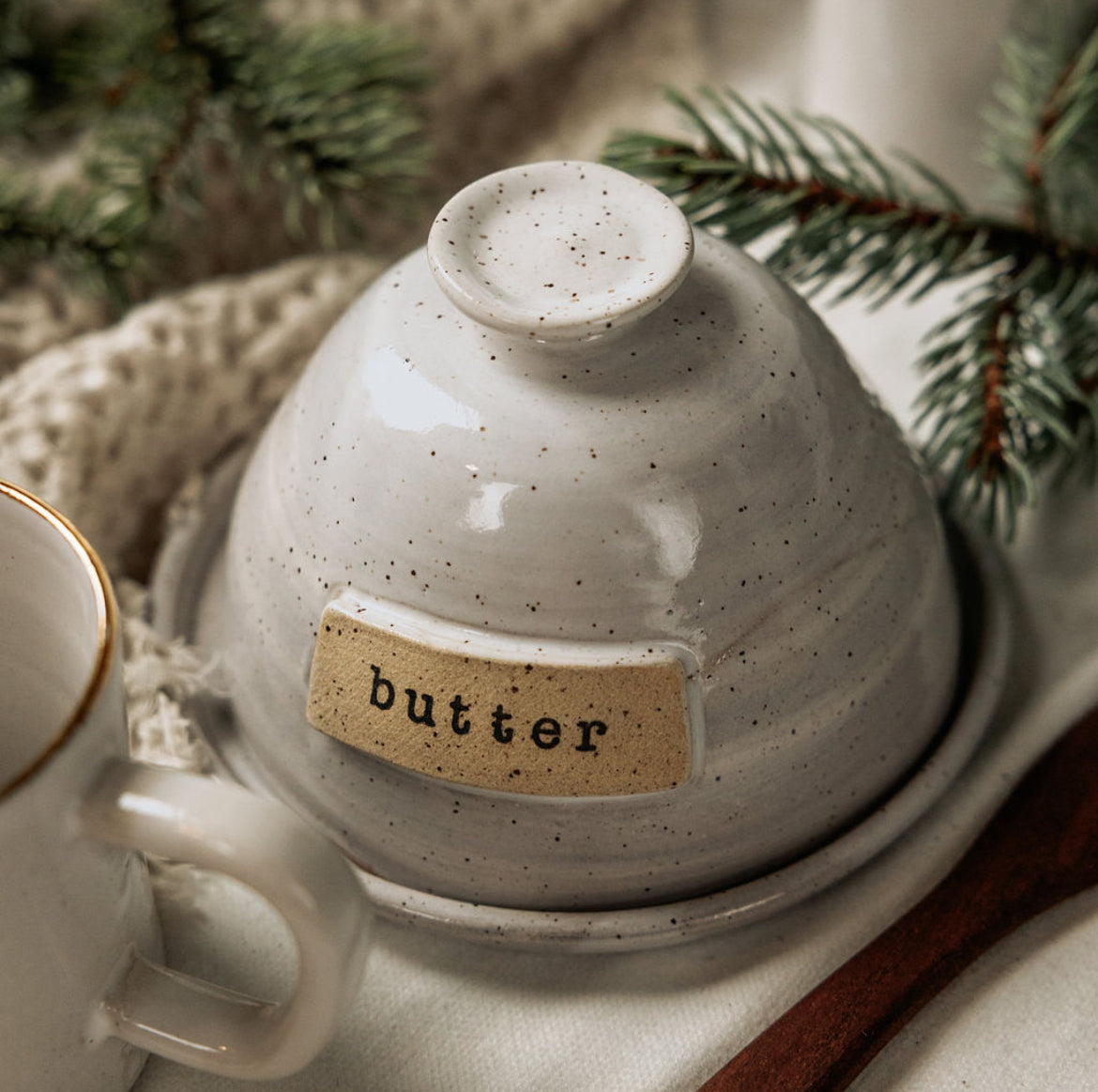 Covered Butter Dish Pottery, Butter Dish Ceramic, Pottery Butter Dish,