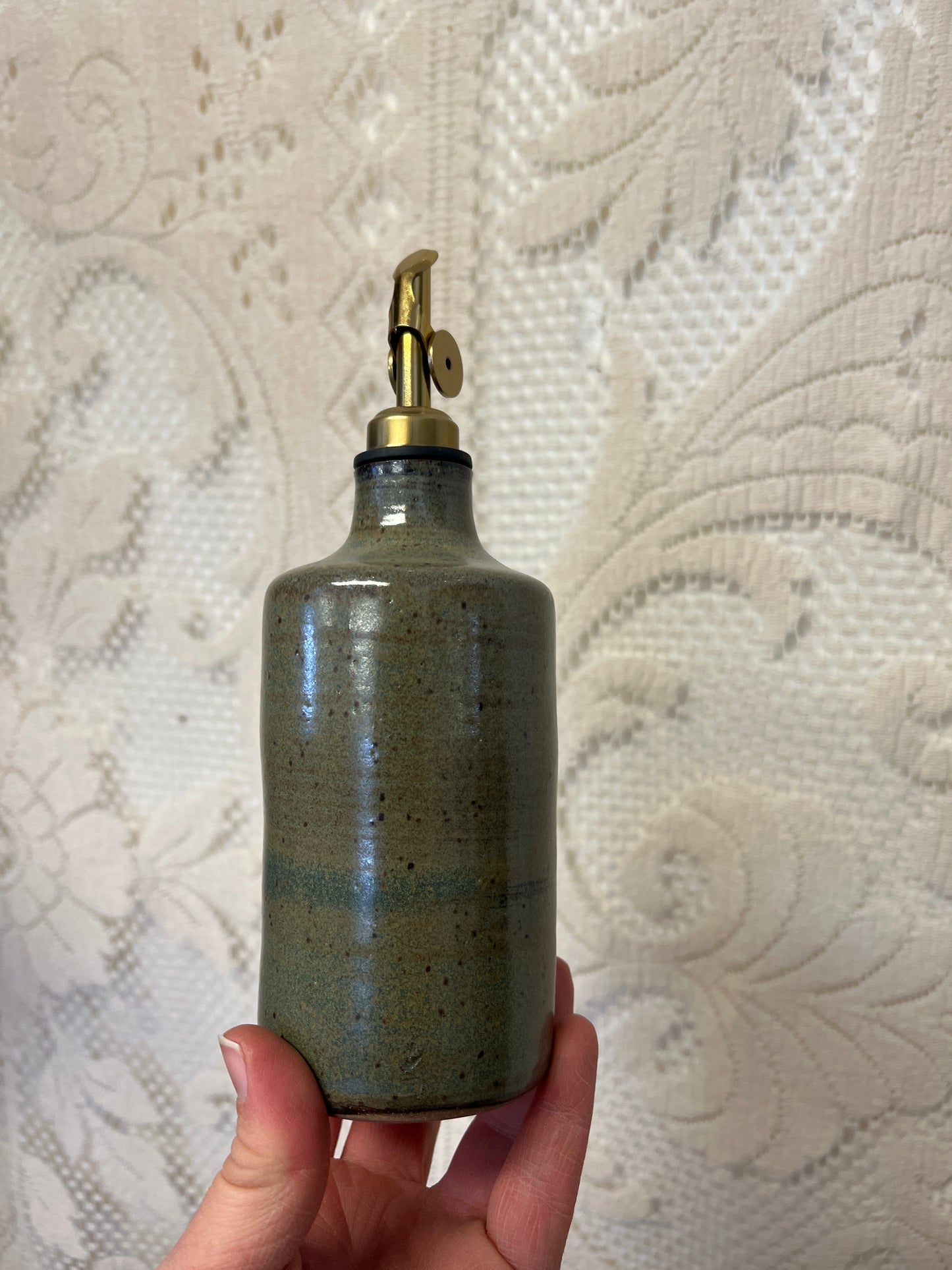 Handmade Pottery Oil Dispenser