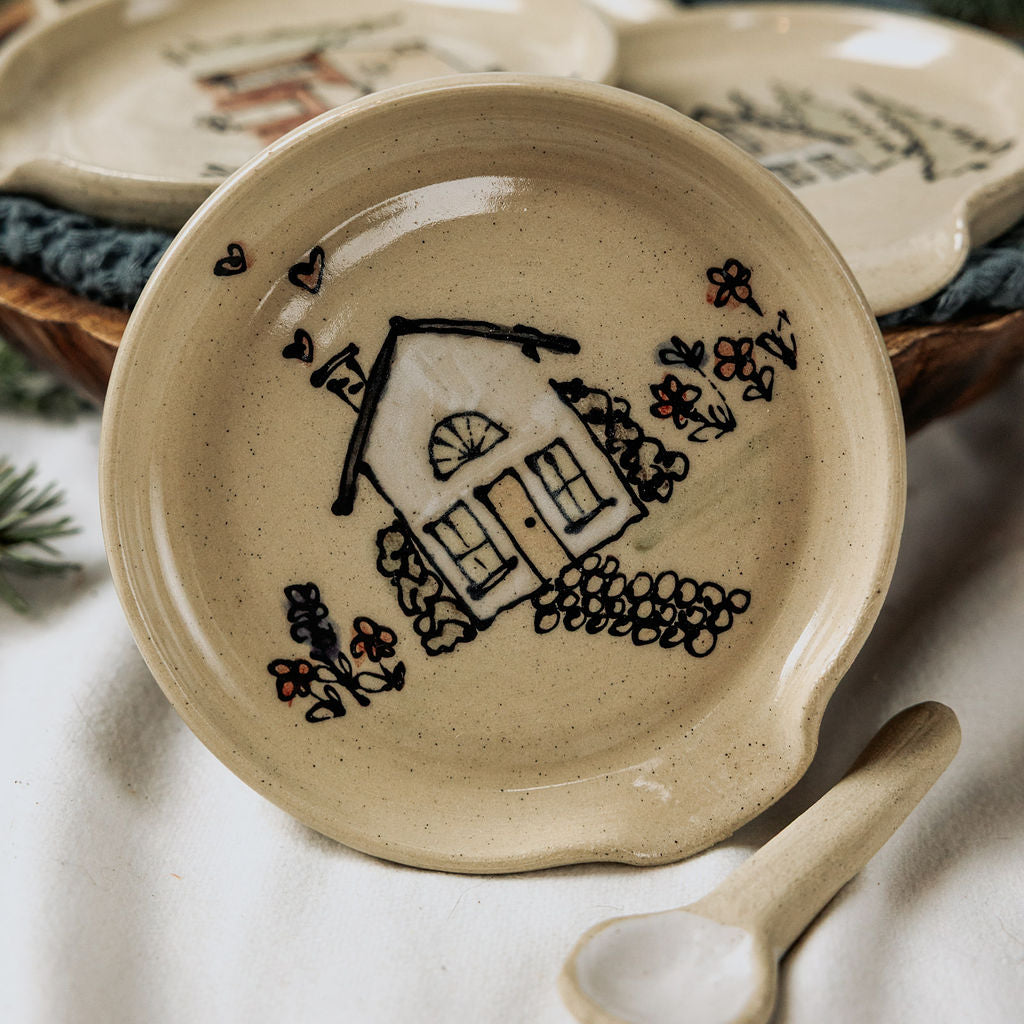 Handmade Pottery Spoon Rests