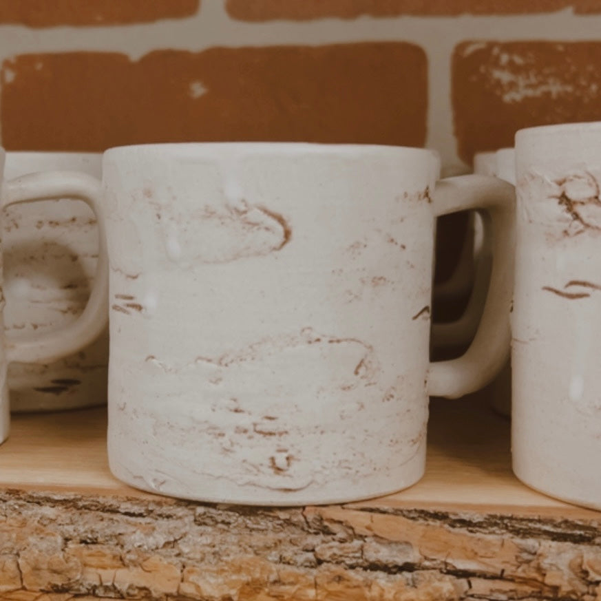 Birch Tree Mug, Birch Mug, Birch Ceramics