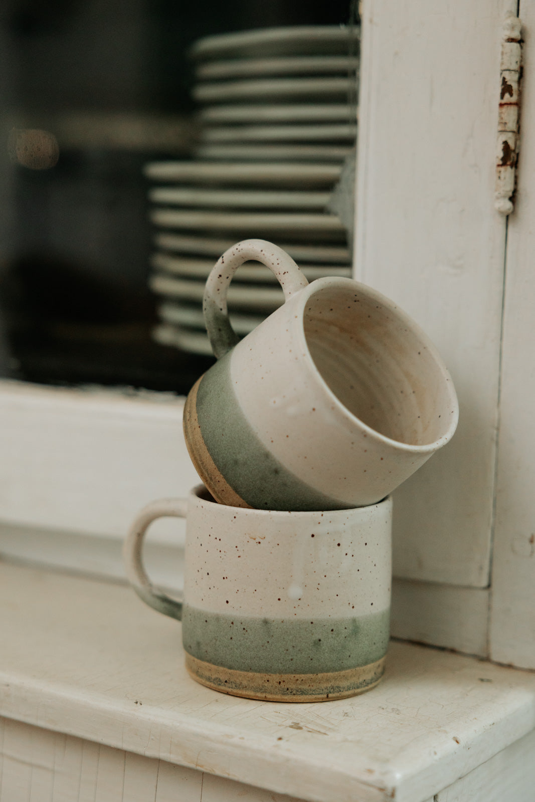 Sand & Sage Pottery Mug (Green)