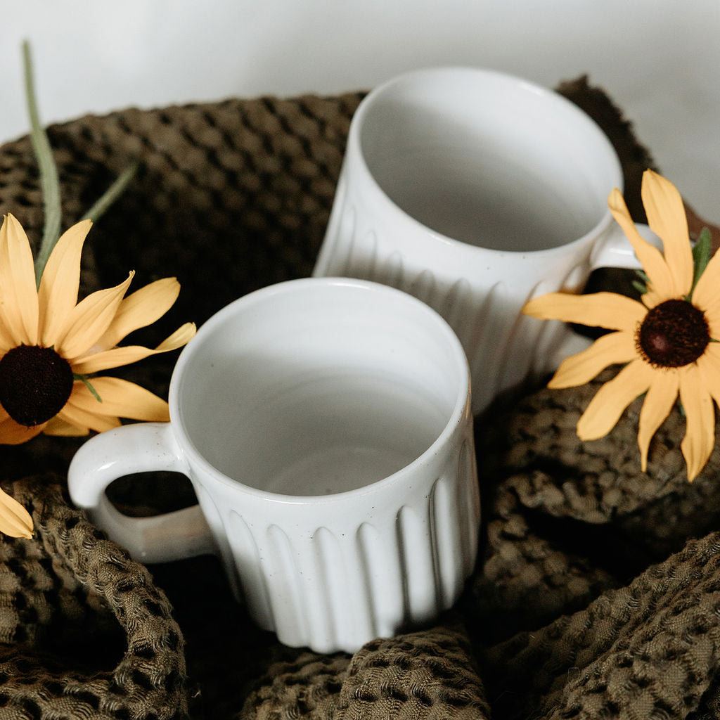 Carved Ceramic Mugs, Carved Pottery Mugs, Carved Cup, Carved Mug