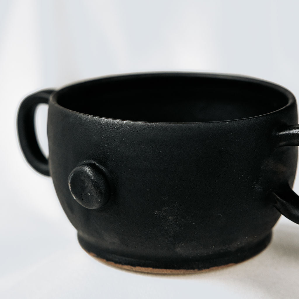 Grumpy the Bear Pottery Mugs