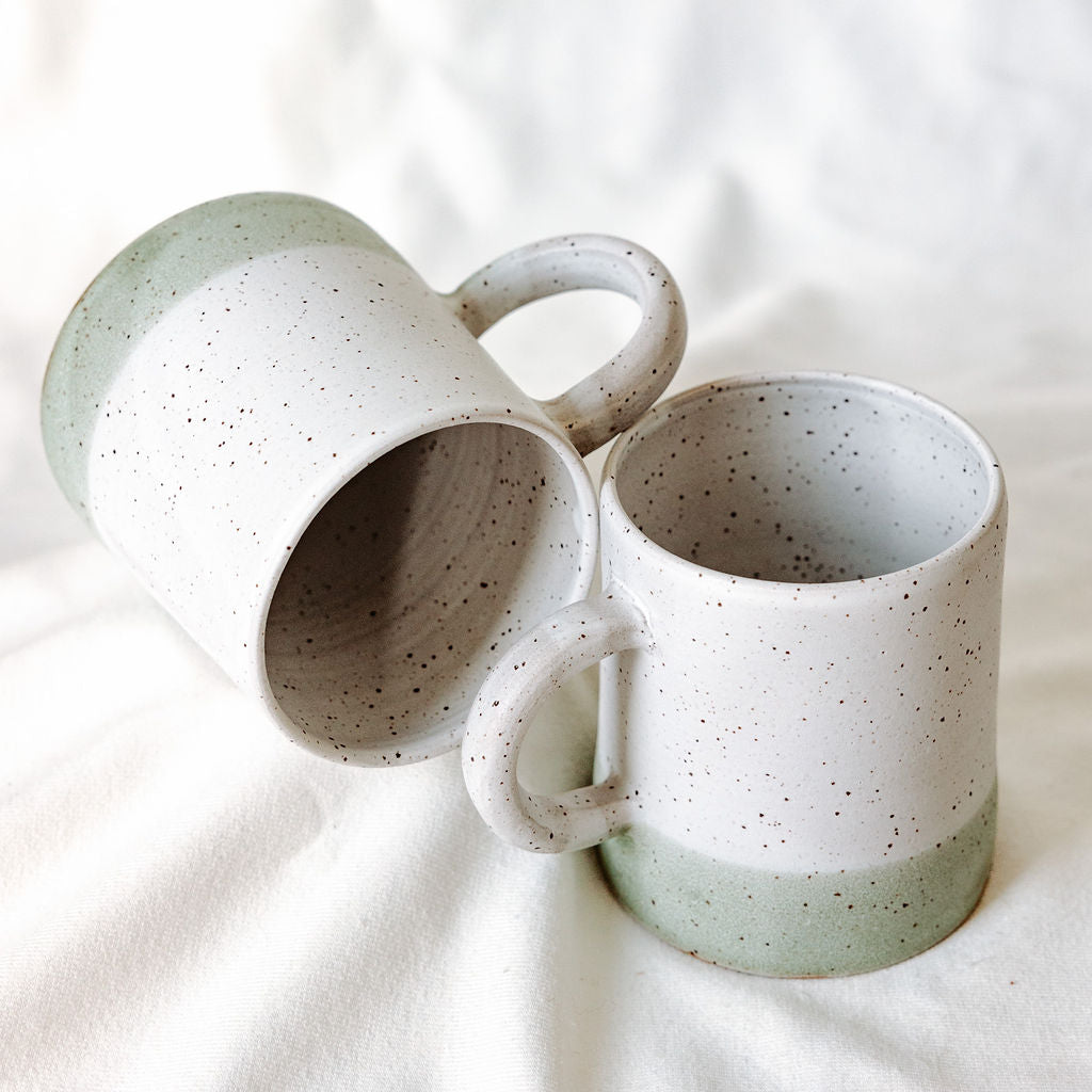 Sand & Sage Pottery Mug (Green)