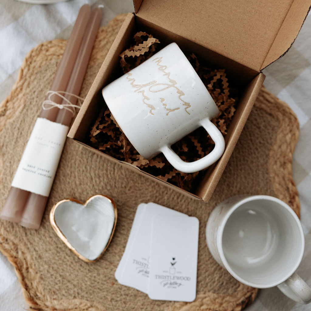 Custom Mug in Glossy White for weddings, anniversaries, and more!