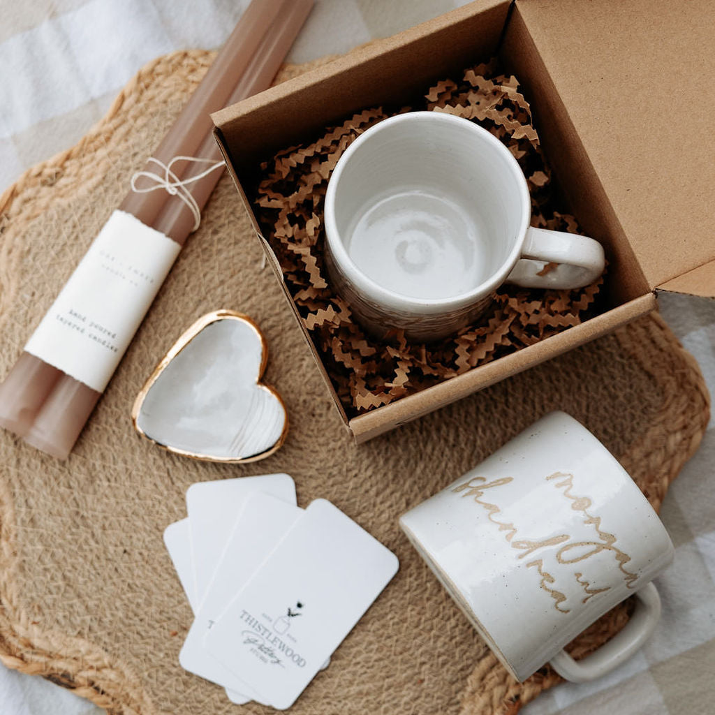 Custom Mug in Glossy White for weddings, anniversaries, and more!