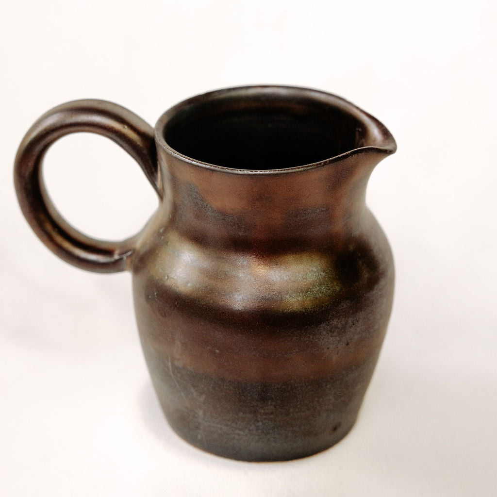 Medium Size Handmade Pottery Pitchers for Cream or Syrup