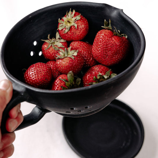 Handmade Pottery Berry Bowls