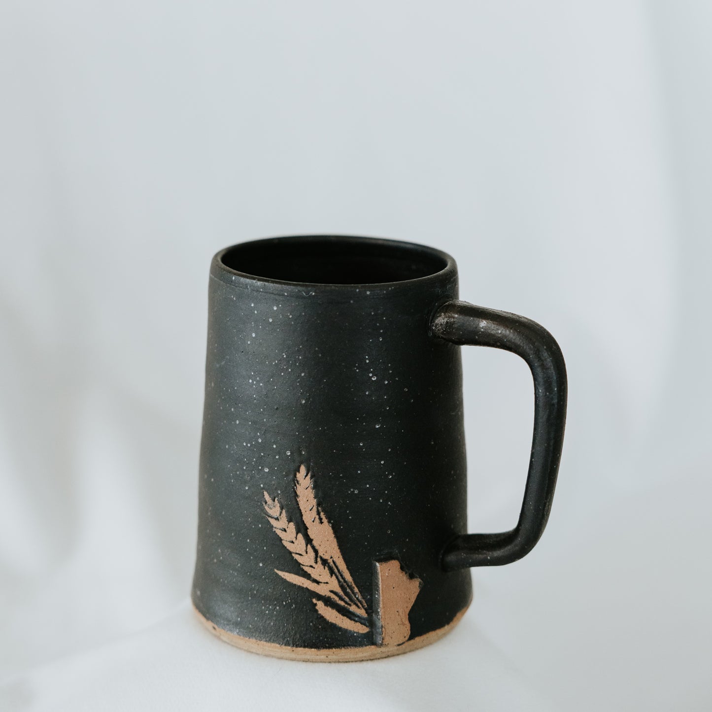 Manitoba Mug with Wheat Outline