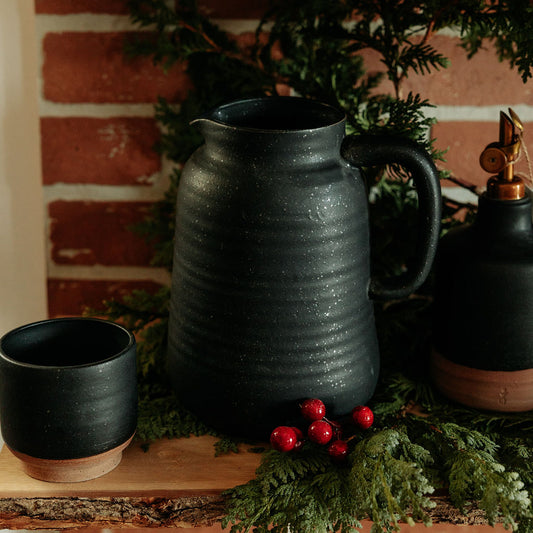 Large Pottery Pitcher for Iced Tea or Even Floral Arrangements- discontinued