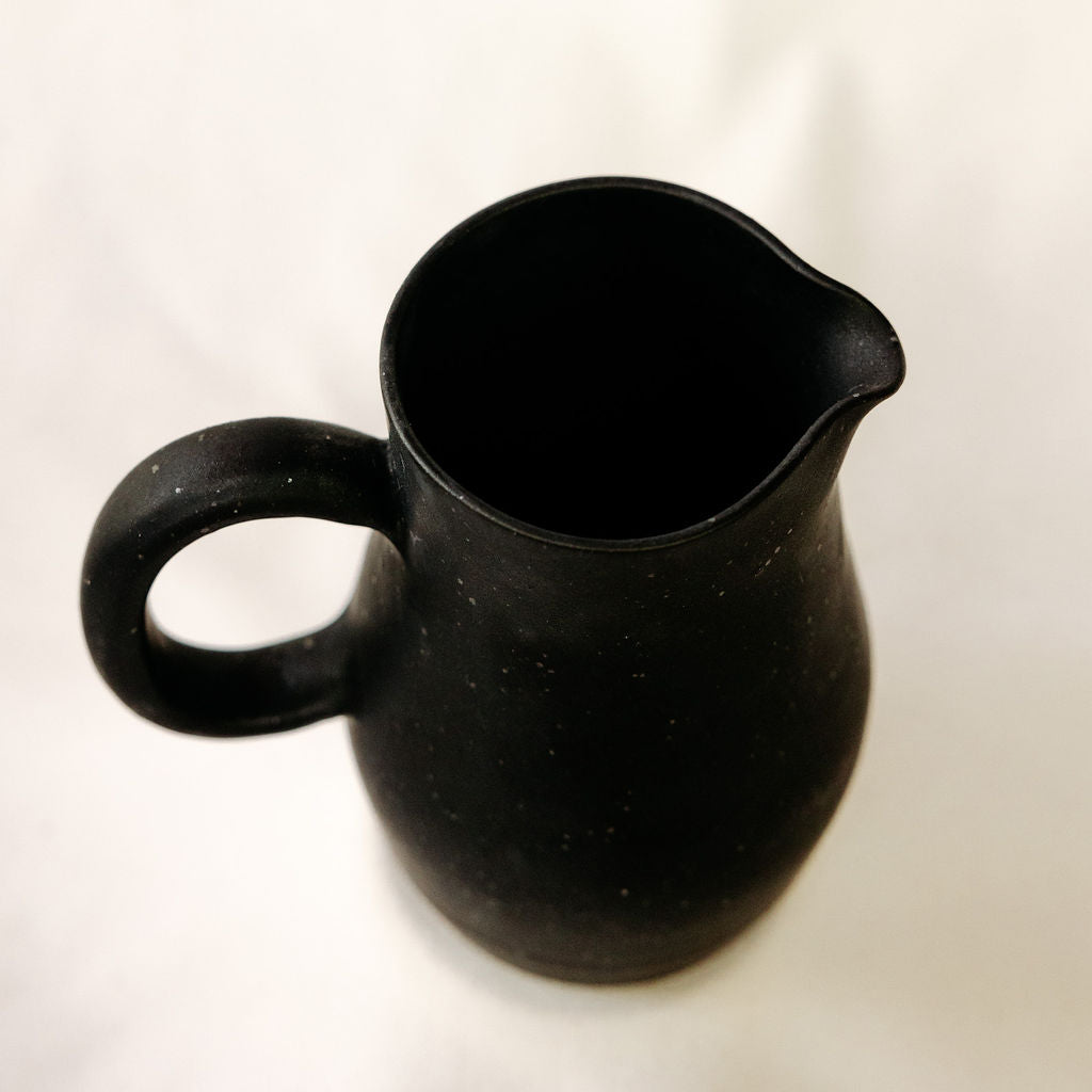 Medium Size Handmade Pottery Pitchers for Cream or Syrup