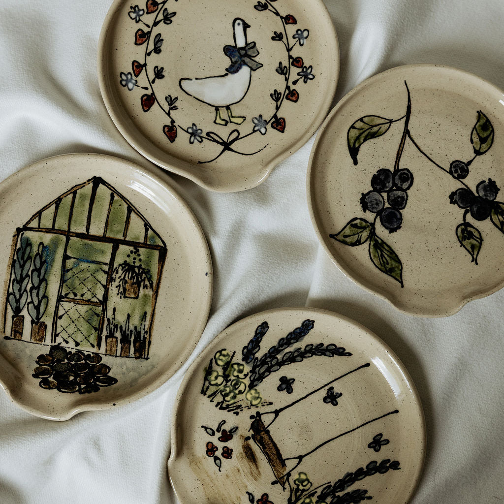 Handmade Pottery Spoon Rests