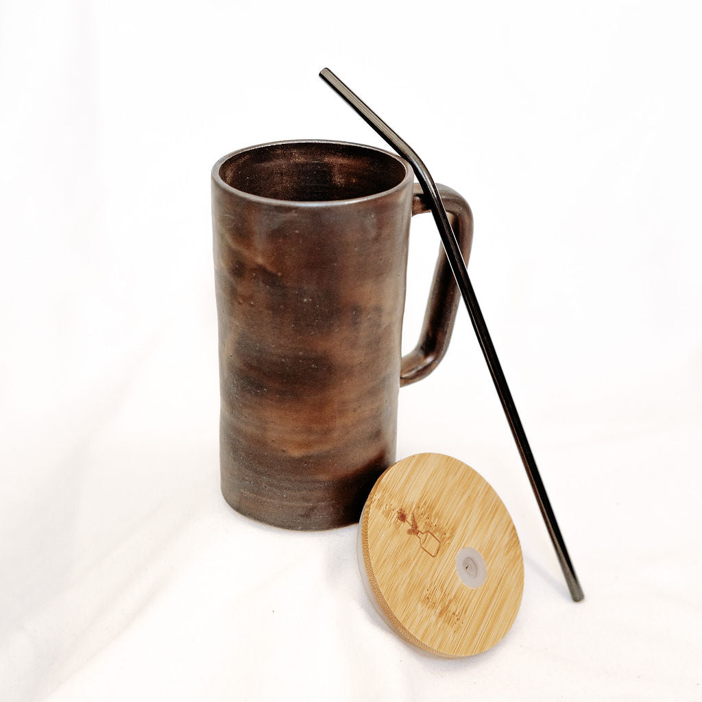 Bronze Lidded Mug