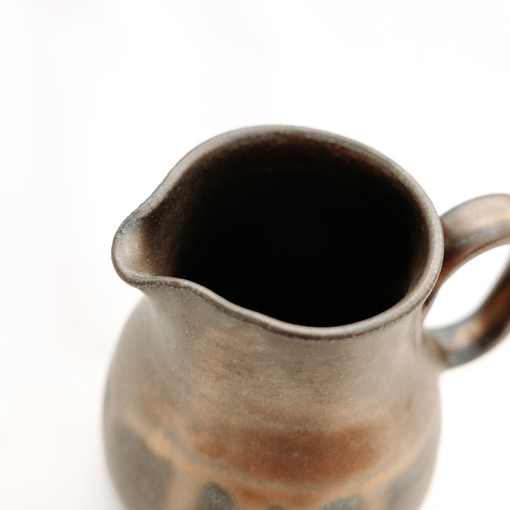 Small Handmade Pottery Pitcher for Cream or Syrup