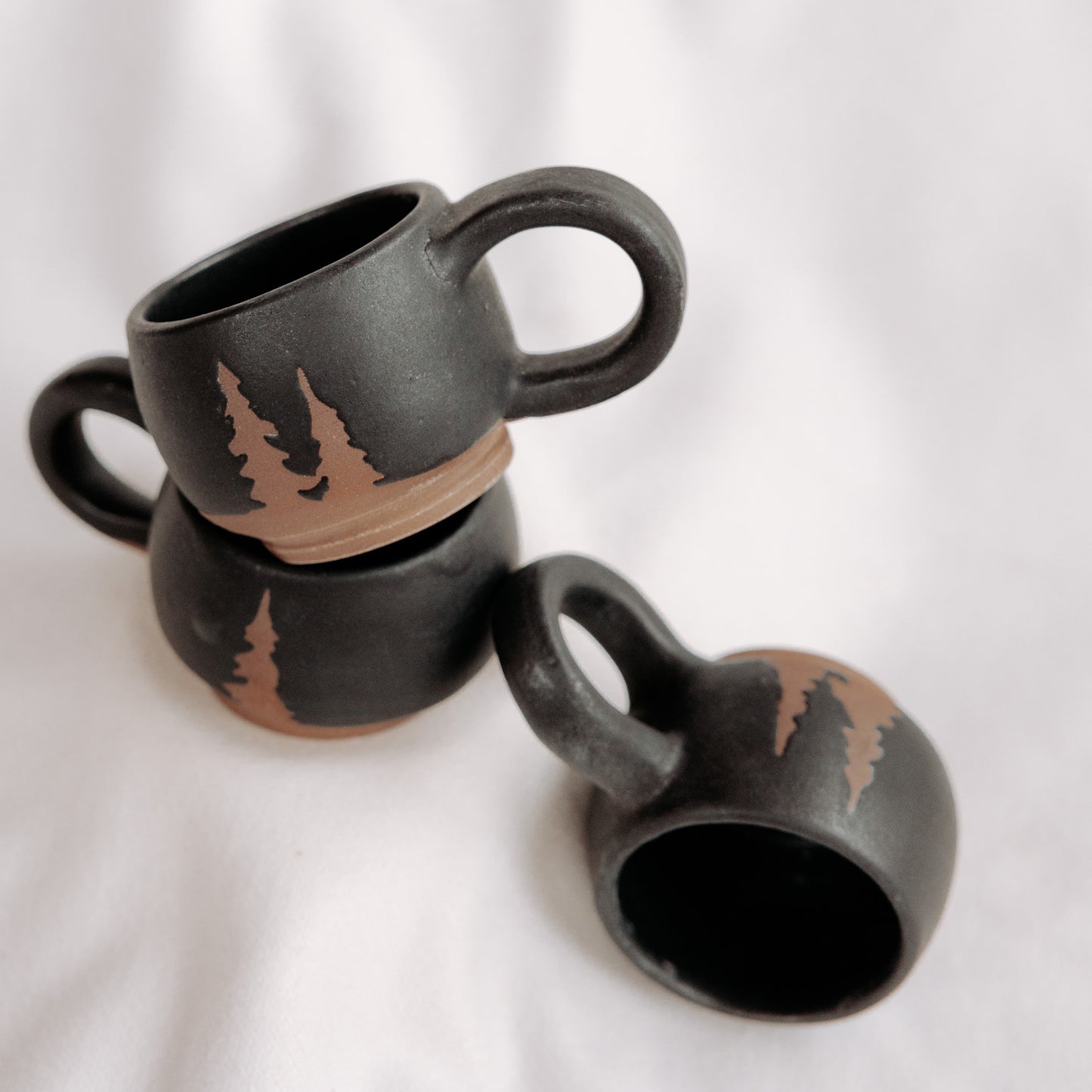 Evergreen Espresso Cups, Tiny Coffee Mug