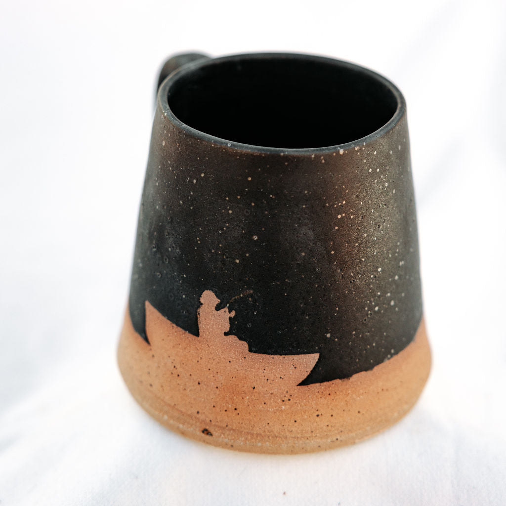 Specialty Evergreen Christmas Mugs Pottery Handmade