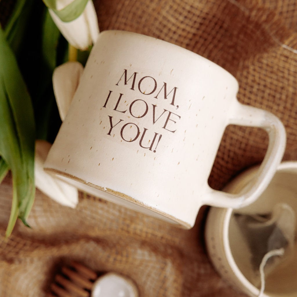 PERSONALIZE IT!!! Velvet Cream Mug with customizable message