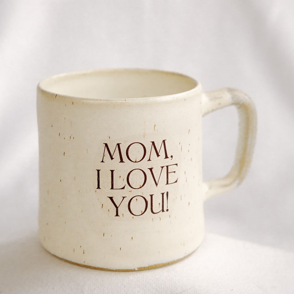 PERSONALIZE IT!!! Velvet Cream Mug with customizable message